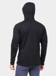 Мужская флисовая кофта с рукавом реглан Black Diamond Factor Hoody, Port/Black 8