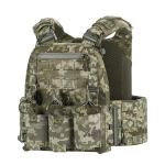 M-Tac плитоноска Cuirass FAST Elite з камербандами 2-го класу захисту під бронеплити розміру M, Піксель (ММ-14)