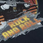 Футболка с рисунком "Rock'n'Roll" Navy 7 Футболка с рисунком "Rock'n'Roll" Navy 7