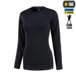 Футболка з довгим рукавом жіноча M-Tac 93/7 Lady Чорна, black, чорний