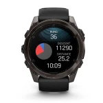 Смарт-годинник Garmin Fenix 8 Amodel Sapphire, Carbon Grey DLC Titanium, 46 mm, Чорний 9 Смарт-годинник Garmin Fenix 8 Amodel Sapphire, Carbon Grey DLC Titanium, 46 mm, Чорний 9