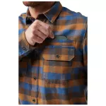 Рубашка тактическая "5.11 Tactical® Lester Flannel Plaid Long Sleeve Shirt" Cobalt Blue Plaid 6 Рубашка тактическая "5.11 Tactical® Lester Flannel Plaid Long Sleeve Shirt" Cobalt Blue Plaid 6