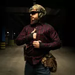 Сорочка "Тайфун" Red/Navy 2 Сорочка "Тайфун" Red/Navy 2
