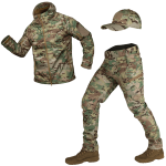 Комплект Softshell (Костюм+Бейсболка) Multicam