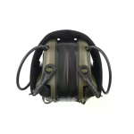 Активні навушники Earmor M31 Plus з наголів’ям та кріпленням на шолом. Олива 7