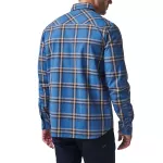 Сорочка тактична "5.11 Tactical Gunner Plaid Long Sleeve Shirt" Cobalt Blue Plaid 4 Сорочка тактична "5.11 Tactical Gunner Plaid Long Sleeve Shirt" Cobalt Blue Plaid 4