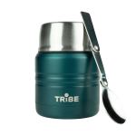Термос Tribe Food Jar харчовий 0,35 л, Тёмно-зелёный 4