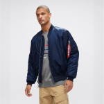 Куртка Alpha Industries MA-1 Bomber Jacket. Синій