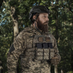 Бронежилет 3 класса (M.V.P.). Вес 2.9 кг. Полиэтиленовые плиты 0.99 кг. Пиксель (мм-14) 8