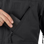 Куртка демісезонна софтшелл "SOFTSHELL JACKET SCU" Black 11 Куртка демісезонна софтшелл "SOFTSHELL JACKET SCU" Black 11