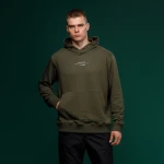 Худі M1 Mono колекція NAME. Cotton and polyester. Колір Олива 2 Худі M1 Mono колекція NAME. Cotton and polyester. Колір Олива 2