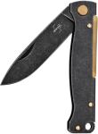 Ніж Boker Нiж Atlas Black Stonewash Brass, клинок 72 мм, сталь Sandvik 12C27 7