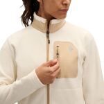 Женская кофта флисовая Black Diamond W Rift FZ Fleece Jacket, Chalk/Khaki 3