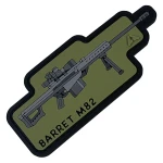Патч (шеврон) «Barret M82» від А.Т.А.К.А. М’який ПВХ пластик. Олива 4 Патч (шеврон) «Barret M82» від А.Т.А.К.А. М’який ПВХ пластик. Олива 4