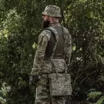 Каремат для сидіння розкладний потрійний. Cordura 500D. Мультикам 16 Каремат для сидіння розкладний потрійний. Cordura 500D. Мультикам 16