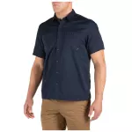 Сорочка тактична з коротким рукавом 5.11 Tactical "Flex-Tac® Twill Short Sleeve Shirt" Peacoat 4 Сорочка тактична з коротким рукавом 5.11 Tactical "Flex-Tac® Twill Short Sleeve Shirt" Peacoat 4