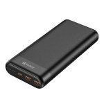 Повербанк Sandberg Powerbank 20000 mAh PD65W 2xQC3.0, Lithium-Ion. Черный