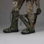 Бахилы/гамаши водонепроницаемые универсального размера (42-45). Цвет олива 9 Бахилы/гамаши водонепроницаемые универсального размера (42-45). Цвет олива 9