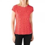 Женская футболка Smartwool Merino 150 Pattern Tee, Bright Coral 2