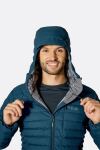 Чоловічий пуховик Rab Microlight Windstopper Hoody, Tempest Blue 5
