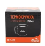 Термокружка з карабіном Tramp 350 мл TRC-122, олива 3 Термокружка з карабіном Tramp 350 мл TRC-122, олива 3