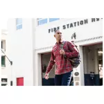 Сорочка тактична "5.11 Tactical Gunner Plaid Long Sleeve Shirt" Red Bourbon Plaid 9
