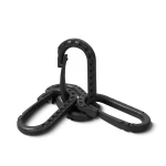 Карабін пластиковий універсальний, 60 х 40 мм. Колір Чорний 3 Карабін пластиковий універсальний, 60 х 40 мм. Колір Чорний 3