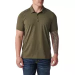 Футболка поло тактична з коротким рукавом "5.11 Рaramount Short Sleeve Polo" RANGER GREEN