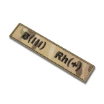 Шеврон (нашивка) група крові B(III) Rh(+), 2.5 х 12.5 см. Мультикам 3 Шеврон (нашивка) група крові B(III) Rh(+), 2.5 х 12.5 см. Мультикам 3