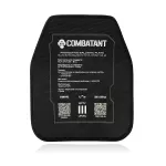 Поліетиленова бронеплитаCombatant 3-го класу Ultra-lightweight. Вага 1,05 кг. Розмір 25 на 30 см. Чорна. Комплект - 2 шт 4 Поліетиленова бронеплитаCombatant 3-го класу Ultra-lightweight. Вага 1,05 кг. Розмір 25 на 30 см. Чорна. Комплект - 2 шт 4
