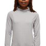 Кофта жіноча з рукавом реглан Black Diamond W Ls Alpenglow Hoody, Pewter 4