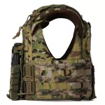 Плитоноска жіноча Warmor gen.3 FL (for Ladies). З підсумками під магазини АК і швидким бічним і верхнім скиданням (без плит). Мультикам. 3
