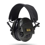 Активные наушники Sordin Supreme Pro X Slim с креплением на шлем и гелевыми амбушюрами. Олива 2