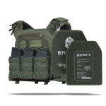 Бронежилет 6 класса (PRO). Вес 6.9 кг. Керамические плиты 2.9 кг. Олива