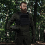 Передня панель на плитоноску PRO. Cordura 1000. Чорний 6