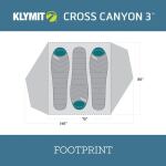 Палатка туристическая "Klymit Cross Canyon Tent" (3-person) Multi 7