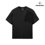 Футболка M-Tac Phantom Project Zipper combo Cotton Nylon Чорна, black, чорний