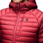 Жіночий легкий пуховик для трекінгу Black Diamond W Approach Down Hoody, Mineral Red 7 Жіночий легкий пуховик для трекінгу Black Diamond W Approach Down Hoody, Mineral Red 7