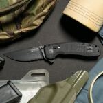 Розкладний ніж SOG TAC XR, Black/Partially Serrated 7 Розкладний ніж SOG TAC XR, Black/Partially Serrated 7