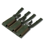 Тройной эластичный подсумок для магазинов АК/АR открытого типа с креплением MOLLE. Олива 4 Тройной эластичный подсумок для магазинов АК/АR открытого типа с креплением MOLLE. Олива 4