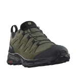 Треккинговые кроссовки SALOMON X Ward Leather Gore-Tex®. Оливково-черные 2 Треккинговые кроссовки SALOMON X Ward Leather Gore-Tex®. Оливково-черные 2