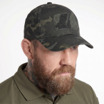 Кепка (бейсболка) Duty Shade Gen III. Cotton. Чорний Мультикам