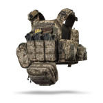 Комплект снаряжения Commando Elite Tactical Assault Kit. Под 25х30 см бронеплиты. Пиксель (мм-14)