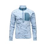 Кофта флісова чоловіча Black Diamond M Rift HZ Fleece Jacket, Relief/Fog Blue/Midnight Blue