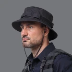 Панама тактическая Combat Hat (TDU ripstop). Цвет Черный 5 Панама тактическая Combat Hat (TDU ripstop). Цвет Черный 5