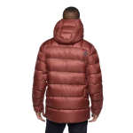 Мужской пуховик зимний парка Black Diamond M Vision Down Parka, Dark Crimson 3