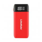 Urządzenie ładujące-power bank LiitoKala Lii-MP2 na 2 kanały do ​​akumulatorów, kolor czerwony