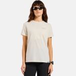 Футболка Odlo Cotton Blend Unlimited W, Gardenia 2 Футболка Odlo Cotton Blend Unlimited W, Gardenia 2
