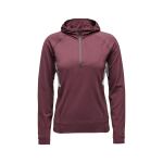 Кофта жіноча з рукавом реглан Black Diamond W Alpenglow Pro Hoody, Fig