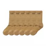 Шкарпетки тактичні "5.11 Tactical® Duty Ready Basic Crew Socks" (6 пар) US Dark Coyote